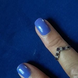 Amethyst and diamond ring